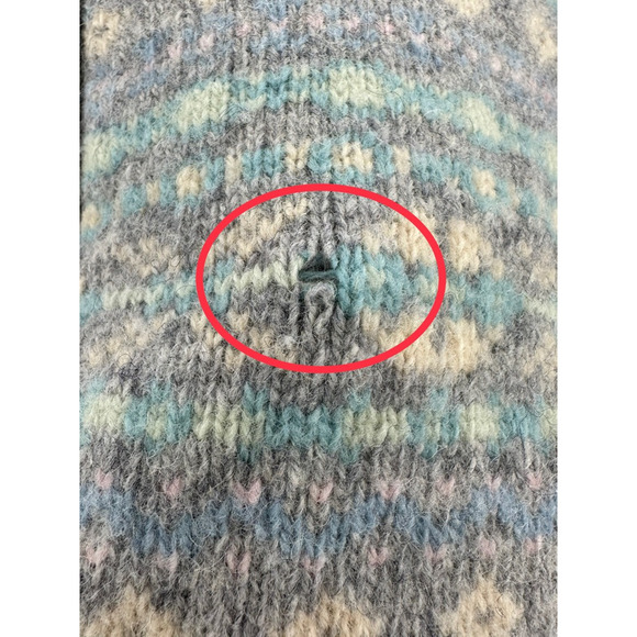 Newton Trading Co Womens Cardigan Sweater Multicolor Shetland Wool Long Sleeve S - Picture 7 of 7